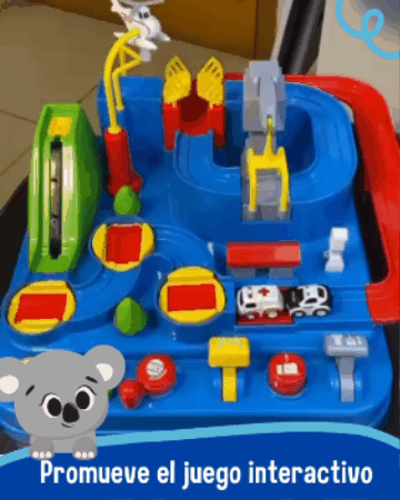 Pista Interactiva 🚓 Smart Adventure Track 🧩 (Ideal para estimular la coordinación y concentración de los niños)