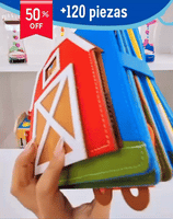 Libro Sensorial Texturas 👨‍🌾 Granja 3D🐔 (Acelera el aprendizaje montessori )