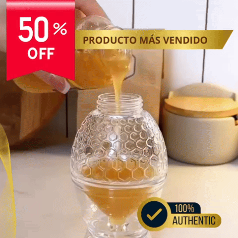 Dispensador Importado de miel ✨ Magic Luxury 🍯 ( Sin chorear, ideal para cualquier aderezó)