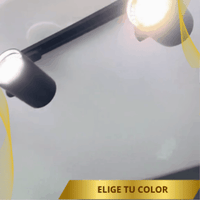 LÁMPARA RIEL TECHO DECORATIVA 💡LuxurHome✨ (Incluye 3 Luces Spot y 1 Riel + Gratis Bombillos)
