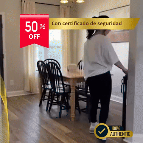 Puerta retráctil de seguridad 🔓 SECURITY MAX 👶🏼🐶