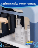 Lavamanos Infantil 🚿Mini Wash Station 🧼 (Con espejo y accesorios)
