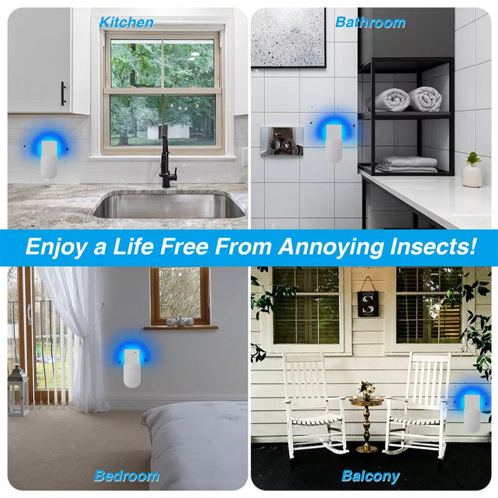 Kit Atrapa Insectos 💥 ULTRA BIONIC 🦟 (GRATIS: 5 Láminas adhesivas)