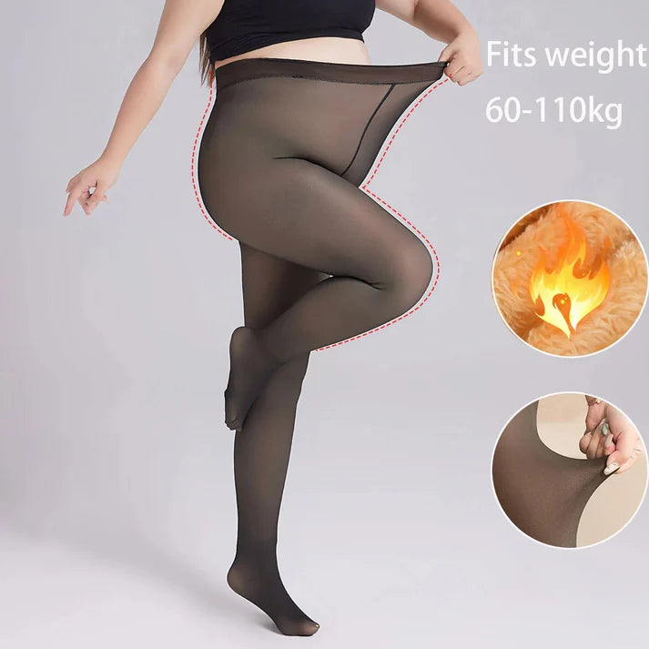 Medias Térmicas Traslúcidas ❄️ THERMAL PRO 👗 (Elásticas con Grosor y Ajuste perfecto)