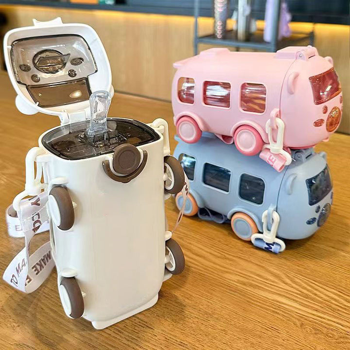 Termo para niños🥤 AQUA BUS 🚌 (Fomenta el consumo de agua)
