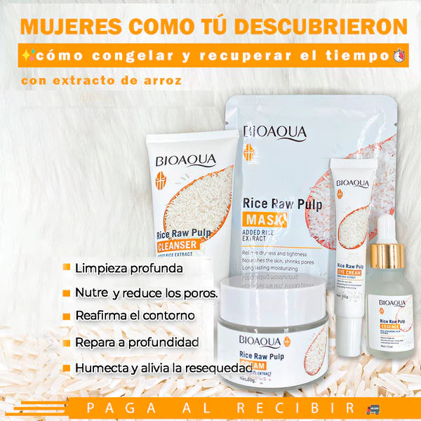 Kit Aclarante natural fórmula Avanzada 💆‍♀️ AQUAMAX⏱(paga 3 lleva 5 Productos)