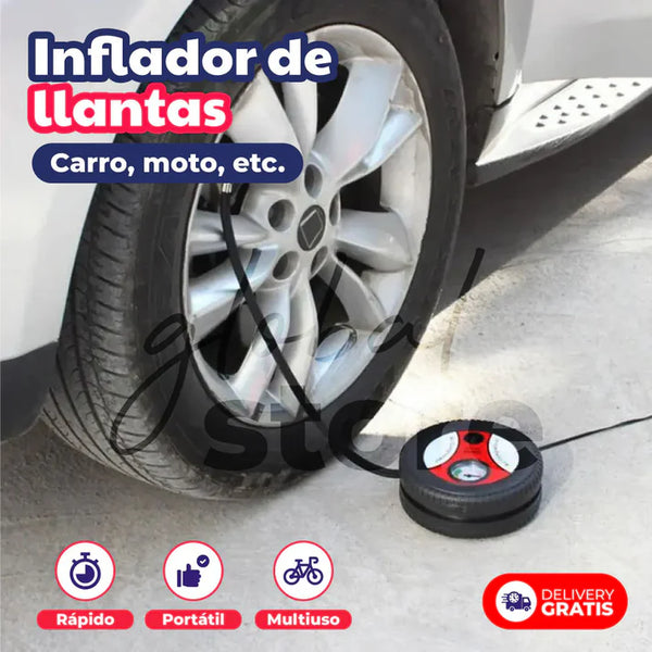 Inflador profesional de llantas 🚘 TURBOMax ®⚡️ (Infla llantas en segundos)