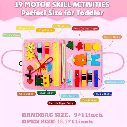 KIT: Libro Sensorial entrenamiento 🧠 MAGIC MONTESSORI 🔎 (+30 Actividades de aprendizaje rápido)