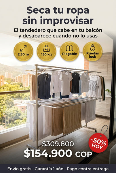Tendedero Retráctil XXL — Hero