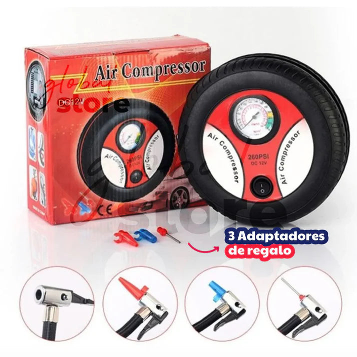 Inflador profesional de llantas 🚘 TURBOMax ®⚡️ (Infla llantas en segundos)