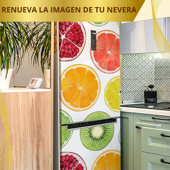 EXCLUSIVO  KIT 💫  Vinilo Decorativo Nevera DECOFilm®️ (Fácil instalación, sirve para cualquier  nevera)