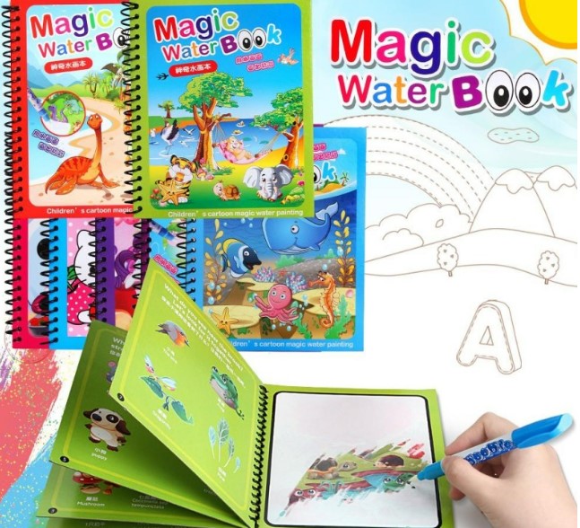 Libro mágico de agua 🌟MAGIC BOOK PRO 📖  ¡Compra 1 libro x $54.900 y lleva el 2 Libro solo x $23.000!