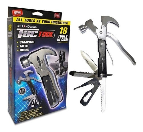 Kit Importado Martillo Multifuncional 🛠  TOOL MASTER PRO⚡️ (18 Herramientas en 1, evita el desorden)