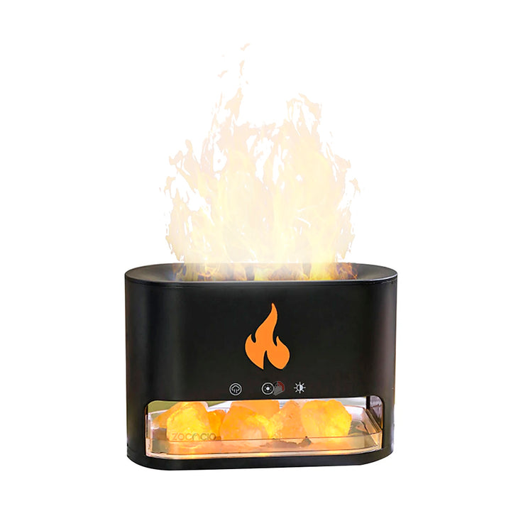 Humidificador 3 en 1 Efecto Chimenea ✨ LUXURY FIRE 🔥 (OBSEQUIO Cristales de Sal del Himalaya)