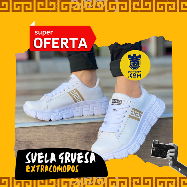 SUPER TENIS BOLICHERO GRECA 👟