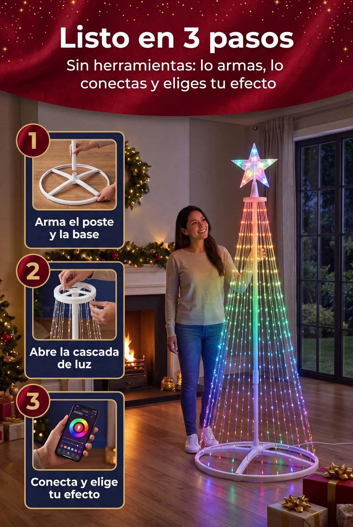 Cómo armar el árbol SMART XXL en 3 pasos
