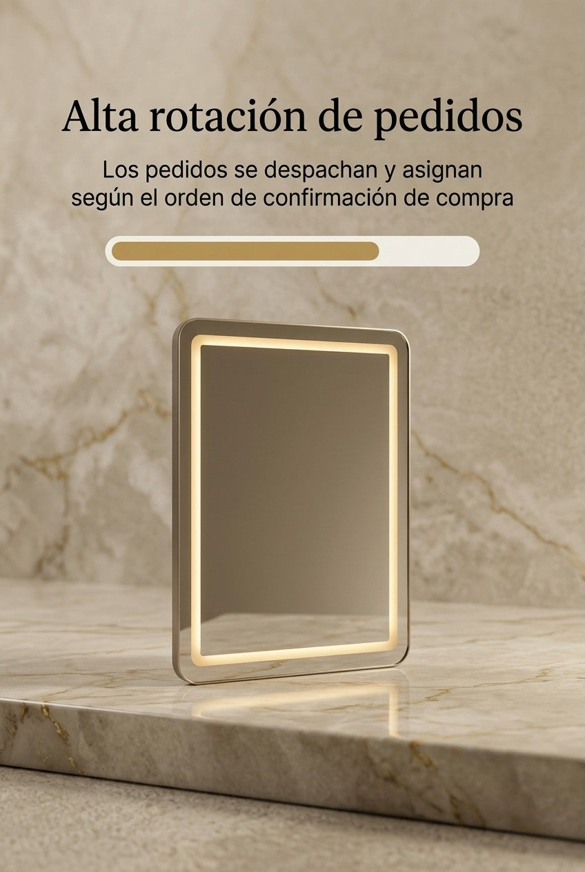 Alta rotación de pedidos del Espejo Inteligente LUXURY LED