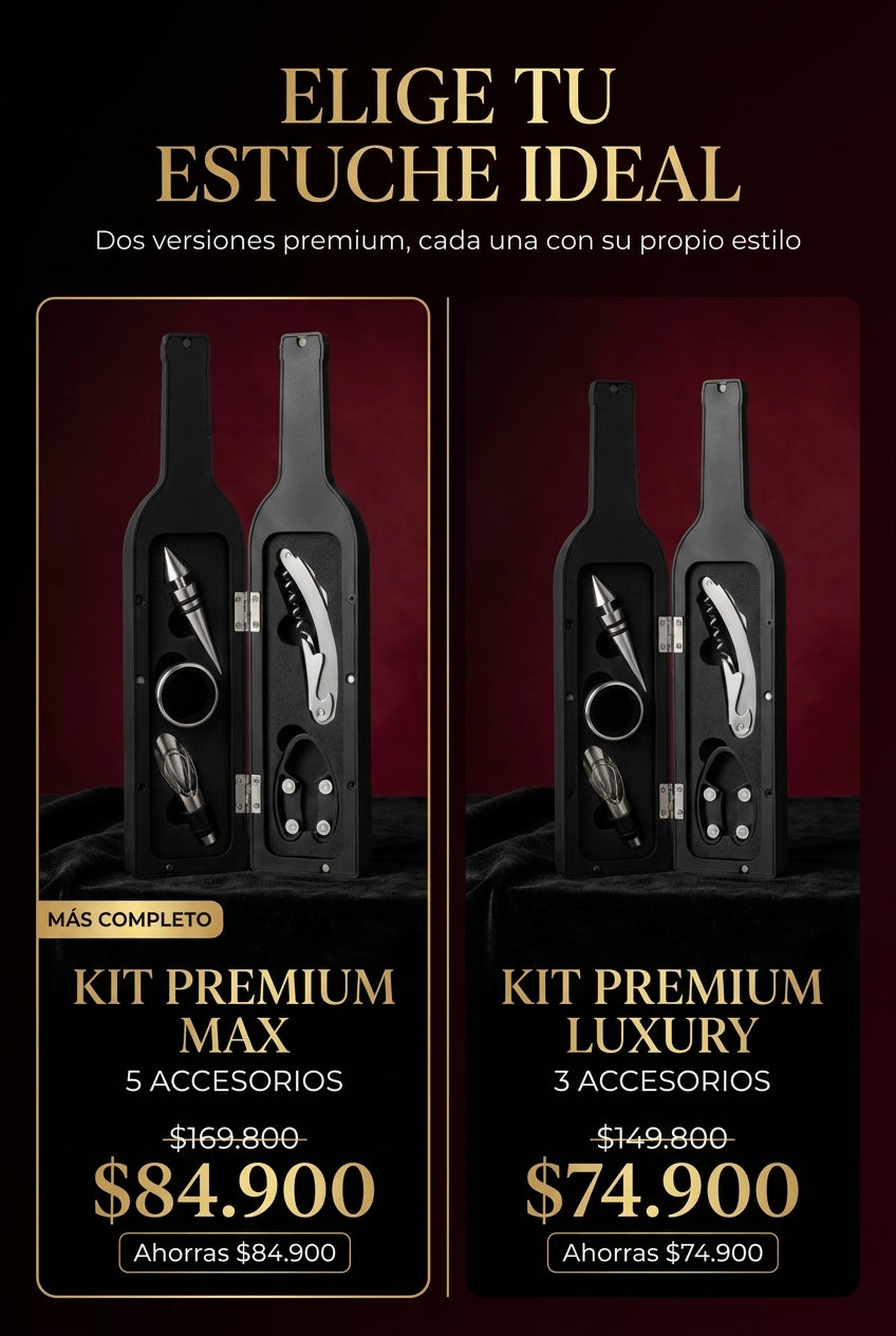 Elige tu estuche ideal — kits Esencial, Completo y Dúo Regalo