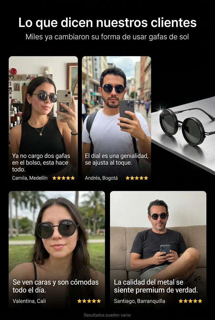Testimonios de clientes sobre las Gafas de Sol Polarizadas ND 9Max