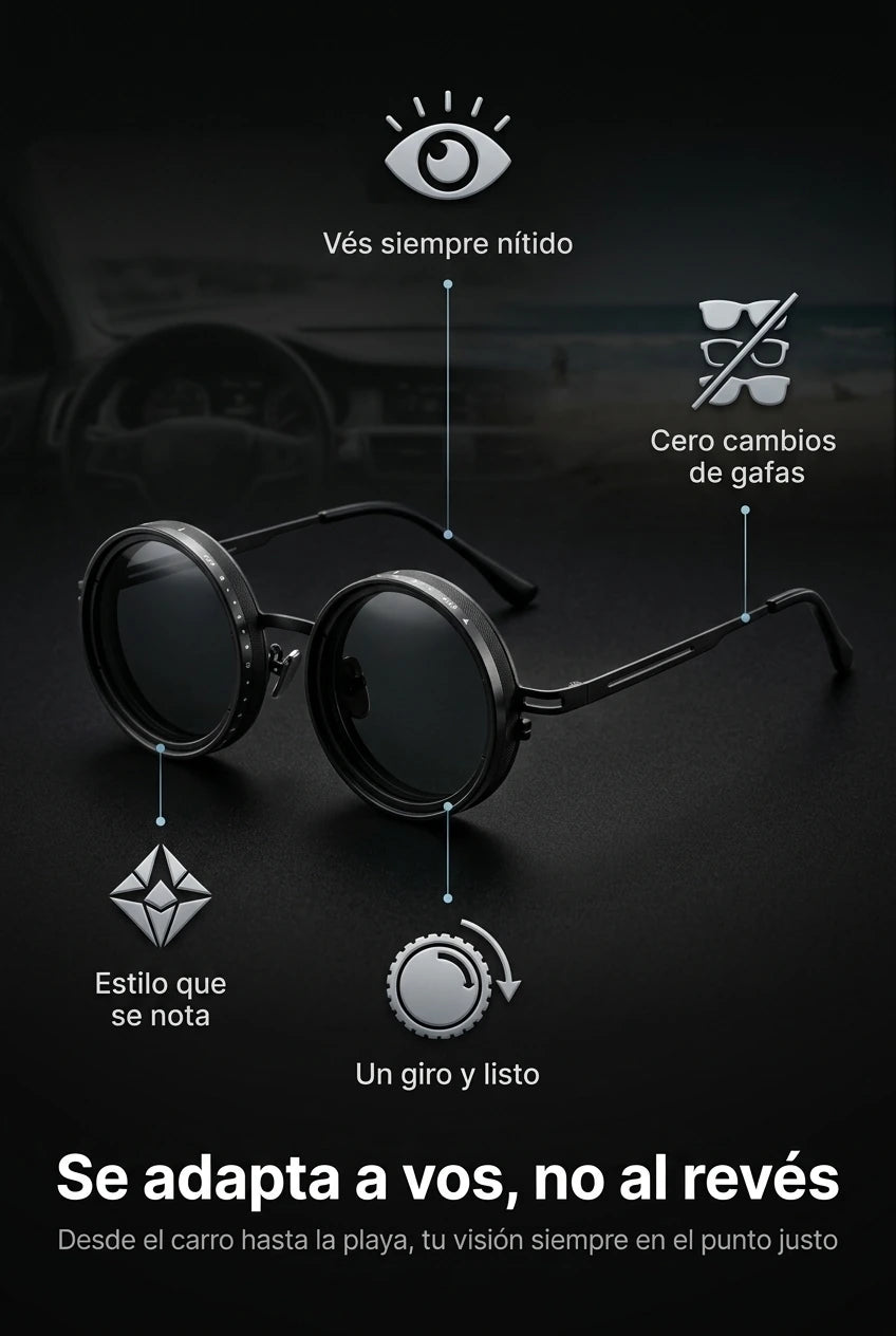 Beneficios de las Gafas ND 9Max: visión nítida, cero cambios de gafas, un giro y listo, estilo