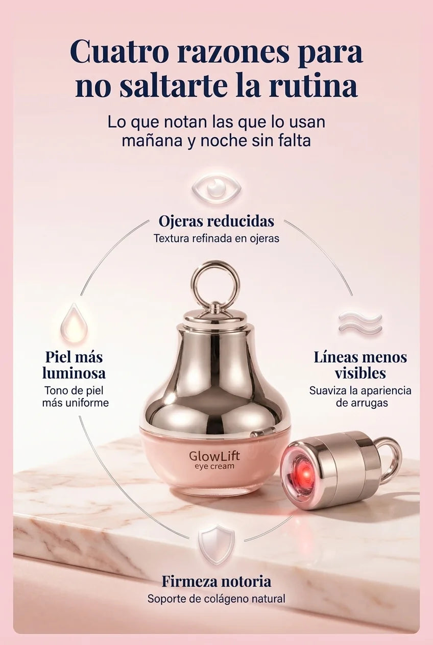4 beneficios de GlowLift™ para tu contorno de ojos