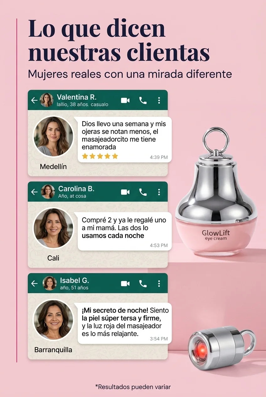 Testimonios reales de clientas GlowLift™