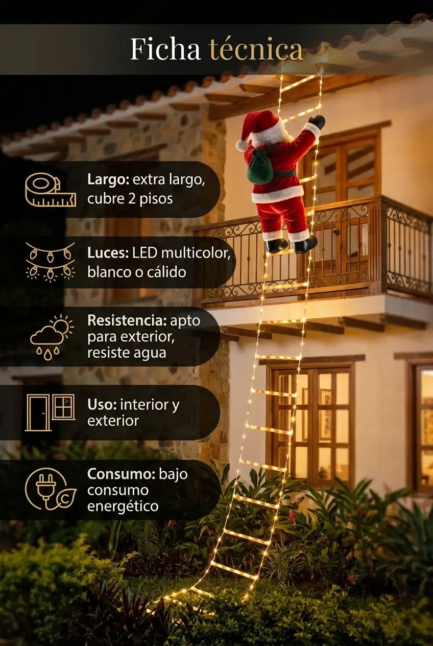 Ficha técnica del kit escalera LED