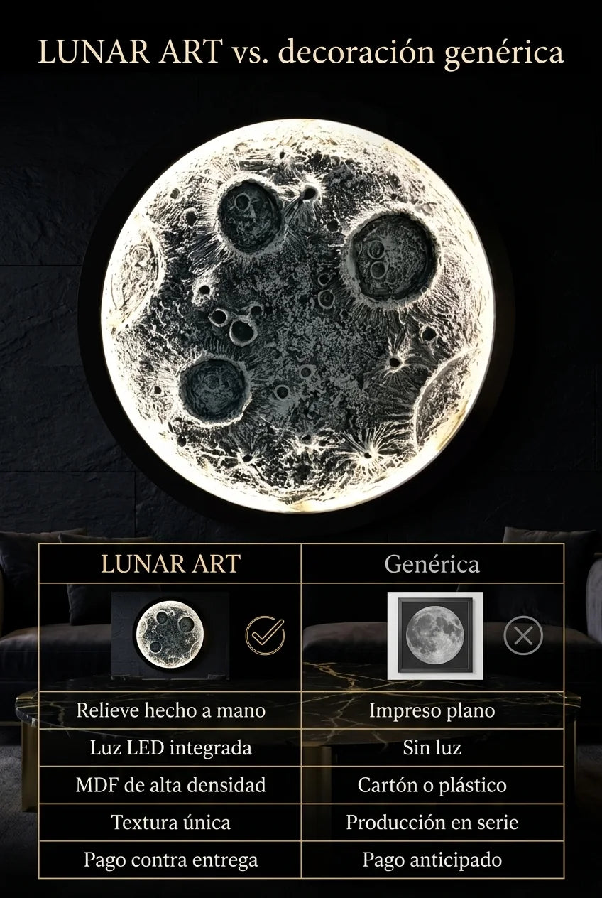 LUNAR ART vs decoración genérica