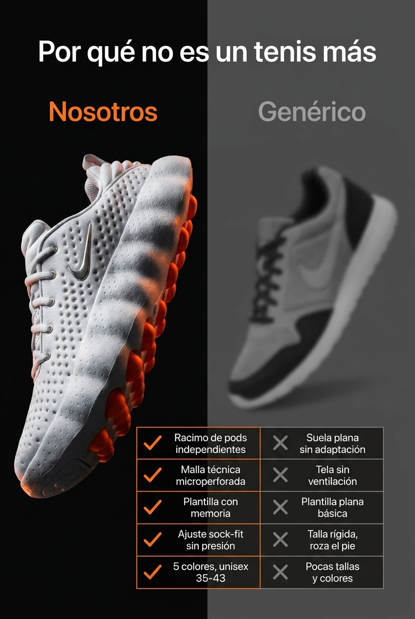 Comparativa NIKE MIND 002 vs tenis genérico