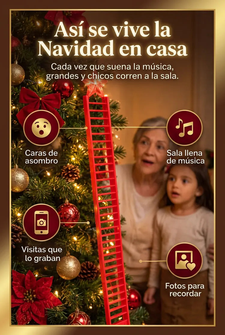 Así se vive la Navidad en casa: caras de asombro, música y fotos para recordar