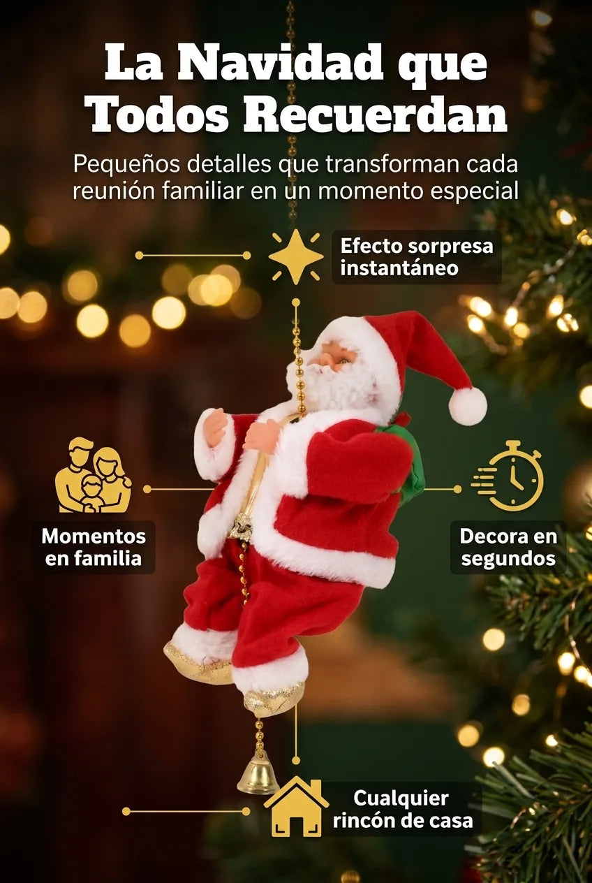 Beneficios del Papá Noel escalador