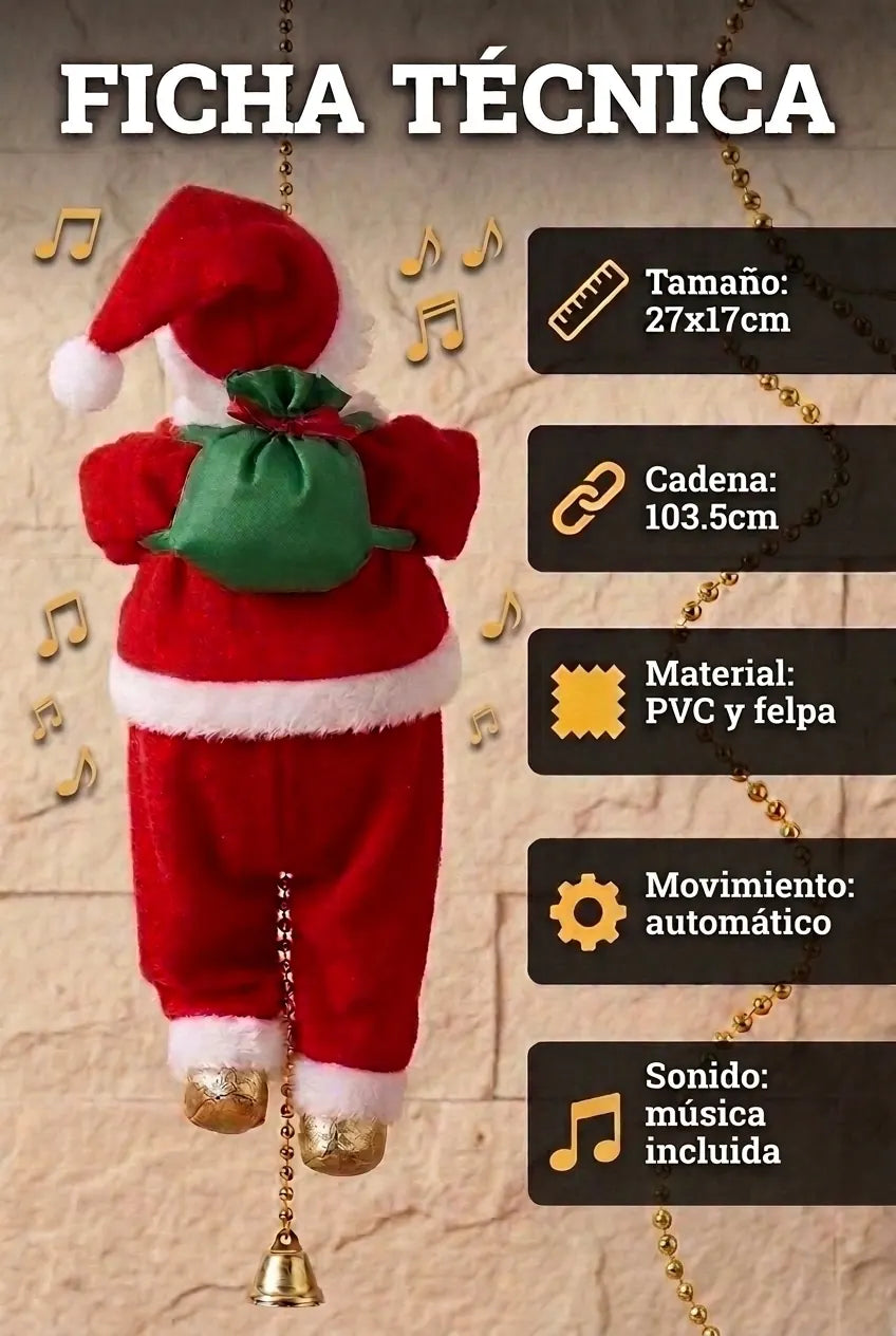Ficha técnica Papá Noel escalador