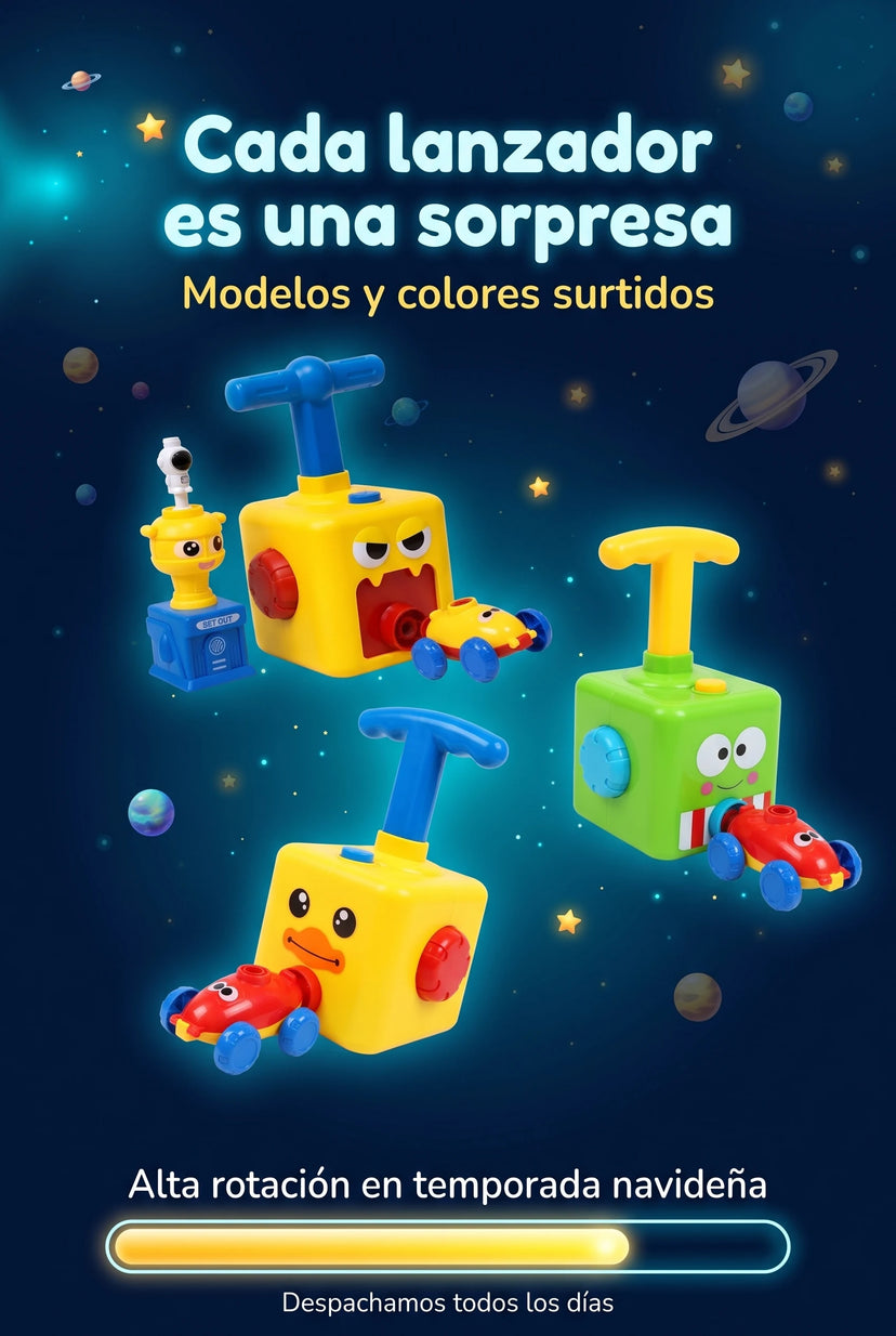 Lanzadores surtidos: pato, monstruo y rana