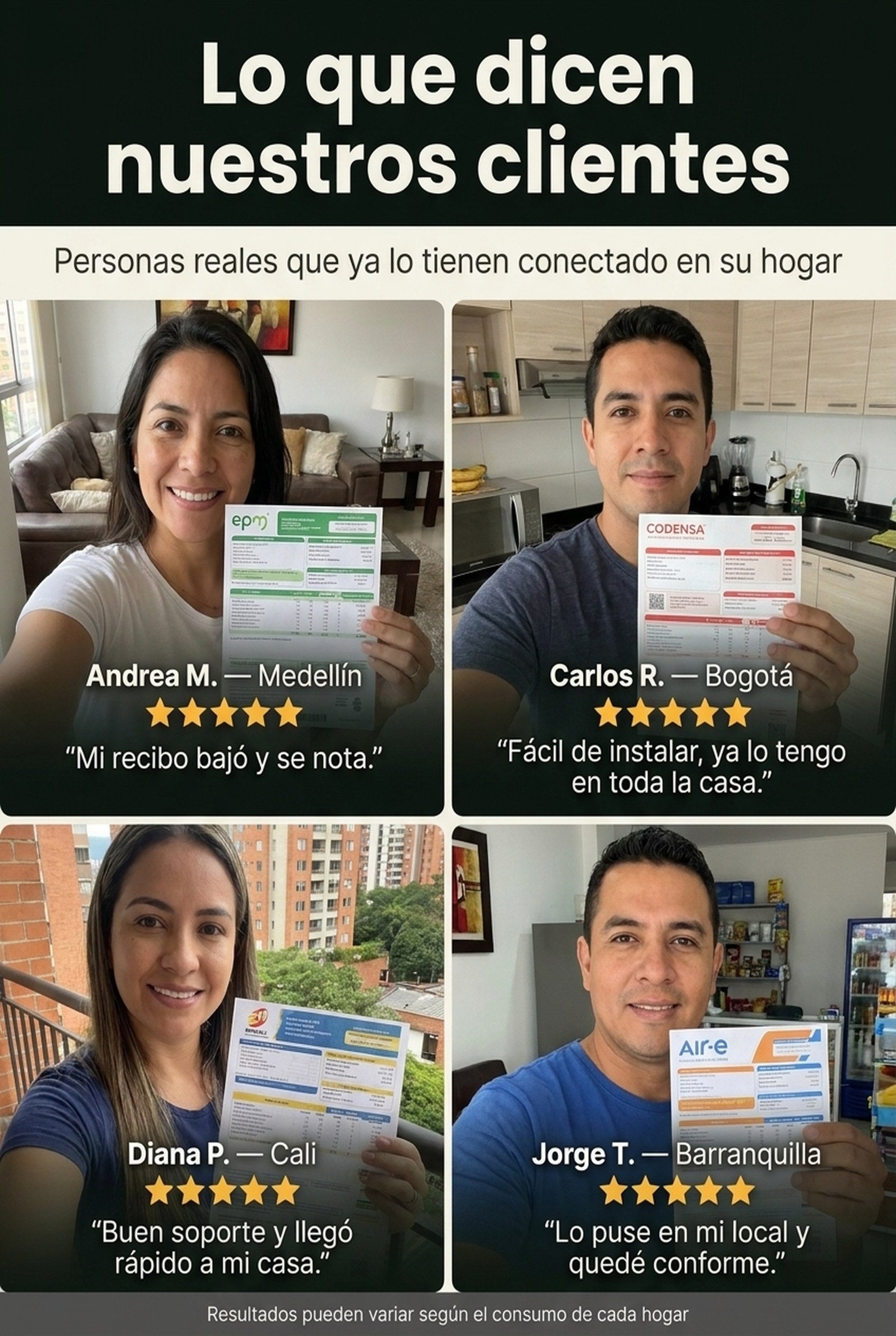Testimonios de clientes REDUX MAX