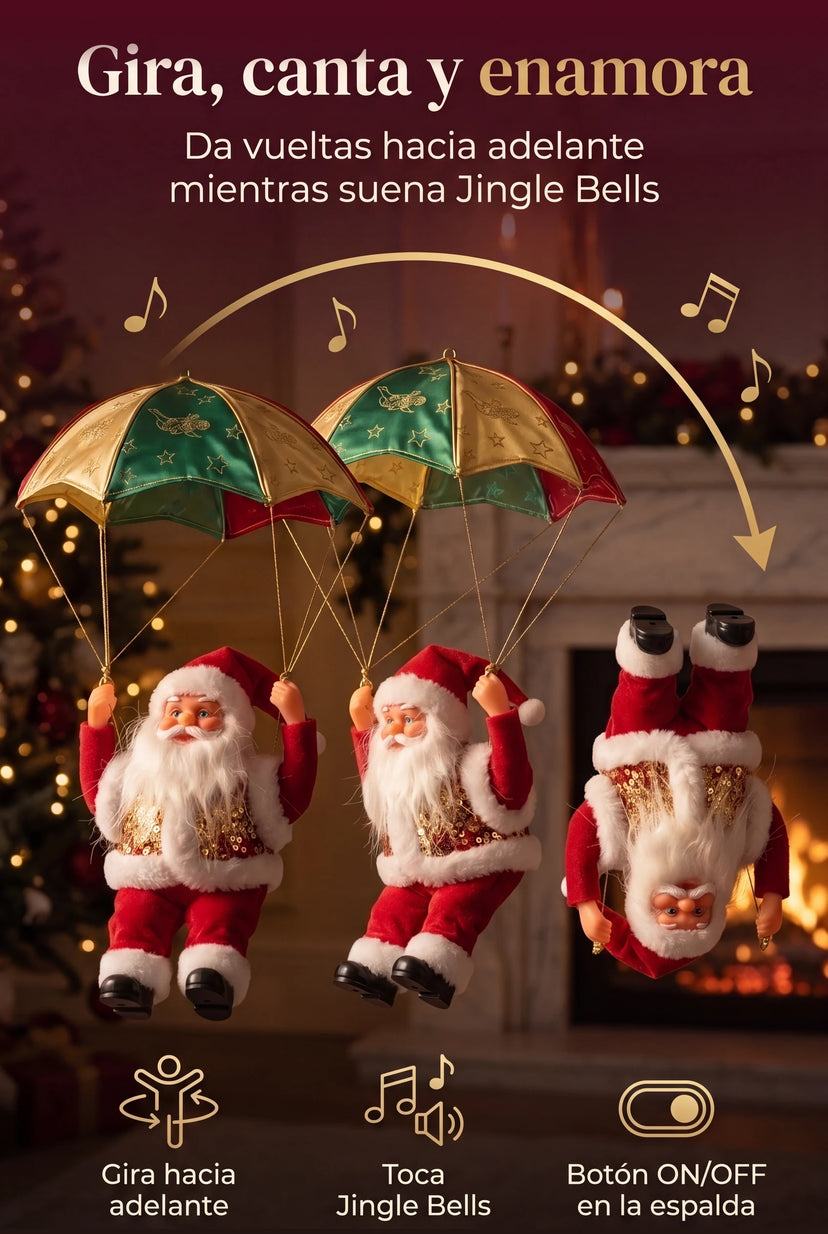 Gira hacia adelante y toca Jingle Bells