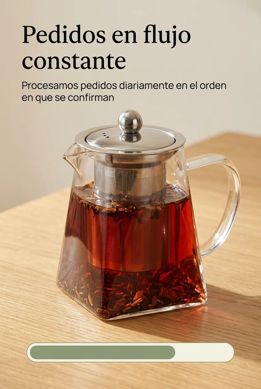 Pedidos en flujo constante de la Tetera Infusora LuxuryTe
