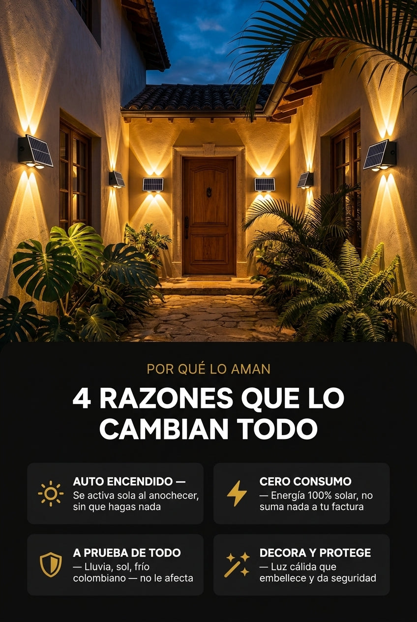 4 razones que lo cambian todo — auto encendido, cero consumo, resistente, decora