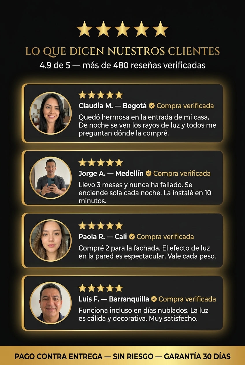 Reseñas verificadas de clientes — Bogotá, Medellín, Cali, Barranquilla